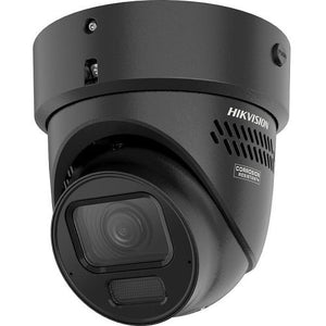 Hikvision DS-2CD2546G3-IZS2UY(2.8/4mm)BLACK Pro Series 4MP Acusense Smart Hybrid Light Mini Dome IP Camera, 2.8-4mm Varifocal Lens, Arrayed Dual-Mic, IP67, IK08, Black