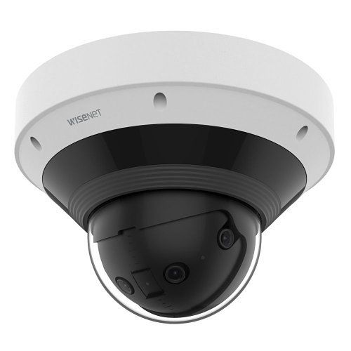 Hanwha PNM-C9022RV 8MP AI Panoramic IP Dome Camera,2.8mm Fixed Lens, IR 20M, IP66, White, (Replaces PNM-9022V)