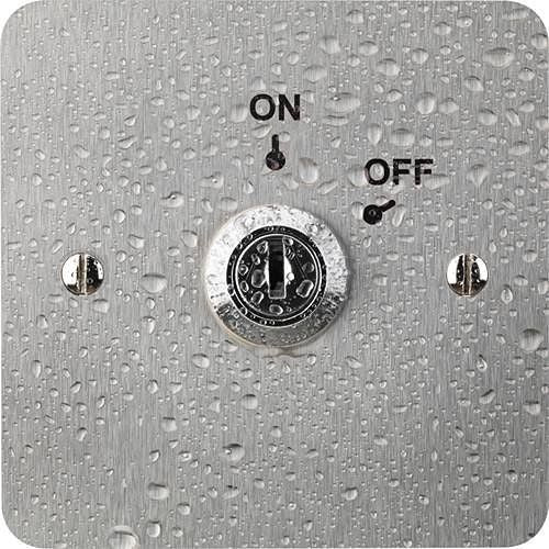 3E 3E0661-1A126 Keyswitch, Maintained Contact with 2 X A126 Key, Single Gang, SSS