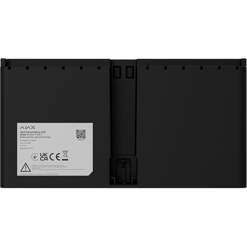 Ajax 127877.316.BL Rechargeable Li-ion Internal Battery for Fire Hub Jeweller, EN54, 24h, Black