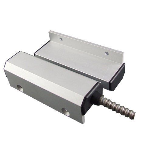 CQR GP001 Heavy Duty Double Pole Angled Magnetic Contact, Pre-Resistored, Operating Gap 45mm, Grade 2, Aluminium