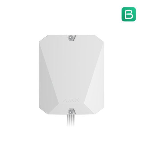 Ajax 38188.92.WH1 vhfBridge Lite Wireless Alarm Transmitter Module, 8EU ASP, White