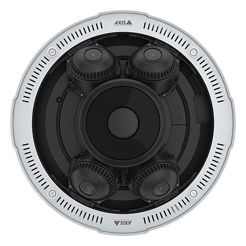 AXIS P3738-PLE 4x4K Multidirectional Panoramic IP Camera, 3.2-8.1mm Lens, White