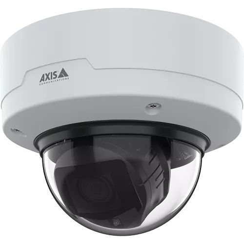 AXIS P3277-LVE P32 Series 5MP Outdoor Dome IP Camera with Built-In Microphone, 3.0-8.5mm Varifocal Lens, AI Powered, OptimizedIR