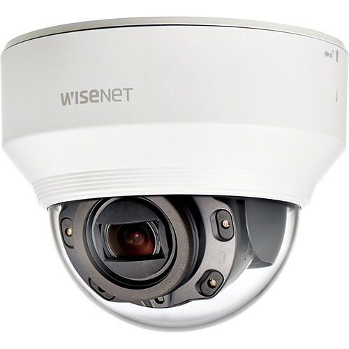 Hanwha XND-6080R 2mp, 1080p, Day and Night, WDR, IP Dome Camera, 2.8 - 12mm Varifocal Lens, IP66, White (Replaces SND-6084RP, XND-6080R)