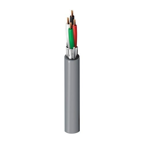 Belden 5302FE.00305 18/4 Security and Sound Cable, Riser-CMR, Beldfoil Shield, PVC Jacket, 305m, Chrome