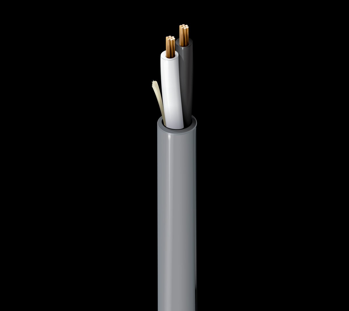 Belden 6100UE 0031001 14-2 Stranded BC Security and Commercial Audio Cable, Plenum, CPR, CL2P, 305m, Orange