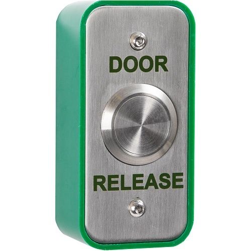 RGL EBSS/AP/DR Doble Pole Narrow Stainless Steel 'Exit' Button, Internal Use