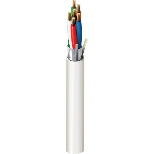 Belden 4304FLW.02305 18-6 Security and Sound Shielded Stranded BC Cable, LSZH, CPR Cca, 305m, White