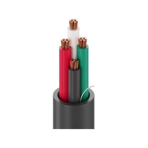 Belden 6302UE 877U500 18-4 BC Multi-Conductor Cable, Flamarrest Insulation and Jacket, 152m, Natural