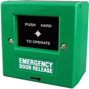 CQR FP2 Resettable Double Pole Break Glass Manual Call Point, Surface Mount, Green