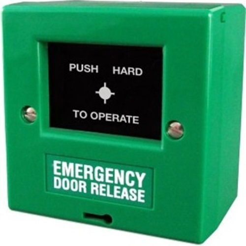 CQR FP2 Resettable Double Pole Break Glass Manual Call Point, Surface Mount, Green