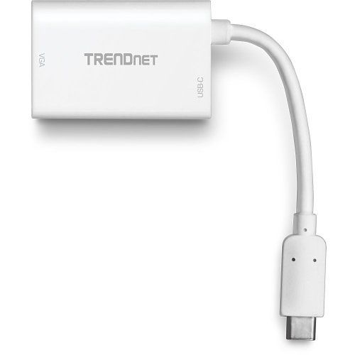 TRENDnet TUC-VGA2 USB-C to VGA Adapter with Power Delivery