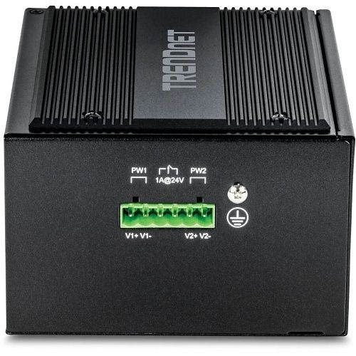 TRENDnet TI-PG262 26-Port Hardened Industrial Gigabit PoE+ DIN-Rail Switch