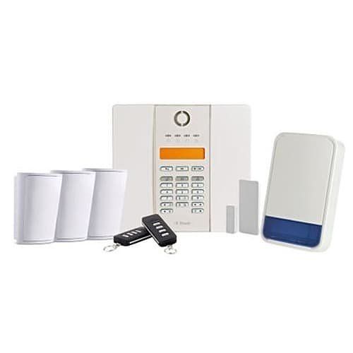 JCI PowerG KITGTXONEBOX-A Wireless GTX Kit with 3 PIRs and Standard Bell