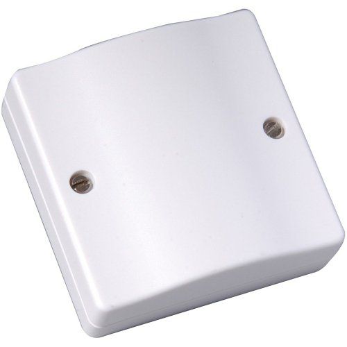 CQR JB727/WH Microswitch Tamper Junction Box, White