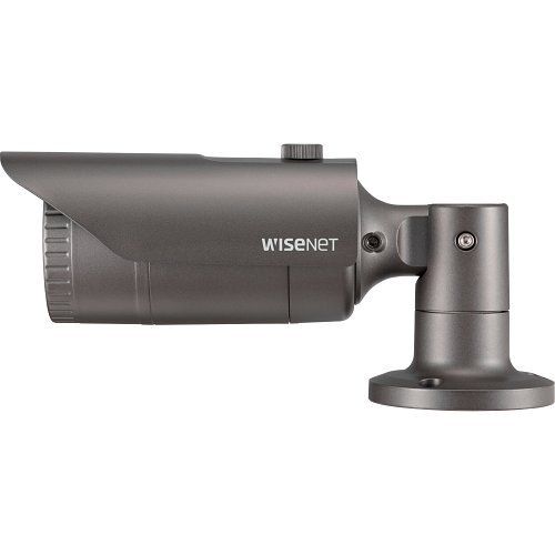 Hanwha QNO-8010R 5MP IP Bullet Camera, 2.8mm Fixed Lens, IR 20M, IP66, Grey