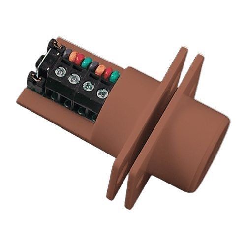 CQR FC508/BR/MULTI/G2/EN Quick Fit Magnetic Flush Door Contact, with Microswitch Tamper, Operating Gap 23mm, Grade 2, Brown