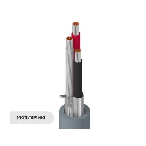 Belden 8770NH.00305 18-3 Stranded Electronic Cable, TC, Polyolefin Insulation, OS, LSZH / FRNC Jacket, 300V, 305m Reel, Chrome