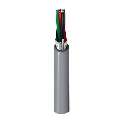 Belden 89503 0021000 24/3 Stranded Shielded TC Computer EIA RS-232 Cable, FEP Insulation and Jacket, CMP, 1000', Red