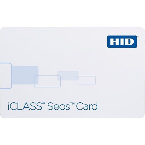 HID 5006PGGMN7 iCLASS Seos 8K Composite Printable Smart Card, White
