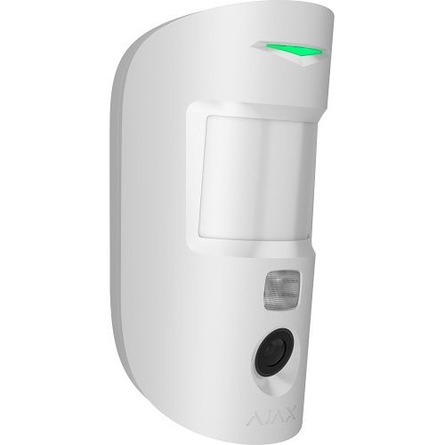 Ajax 118274.309.WH1 Superior MotionCam HD Jeweller Wireless PIR Motion Detector, White