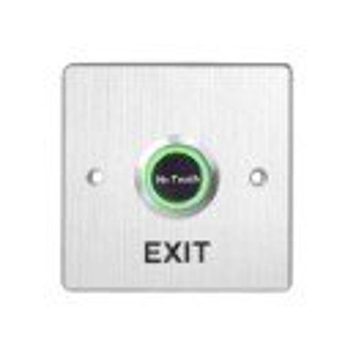 CQR XB-NT86-ALI Touchless Sensor Request-to-Exit Button, 120mm Read Range, Aluminium