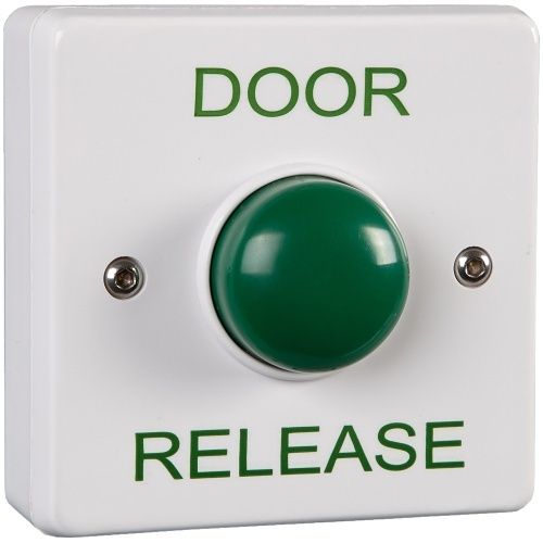 RGL EBGB01P/DR 1-Gang Exit Button, Plastic, Green Dome