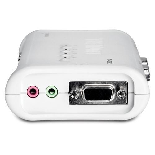 TRENDnet TK-409K 4-Port USB KVM Switch Kit with Audio