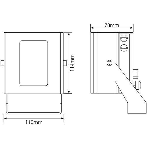 GJD IM-8-PLUS Medium Clarius PLUS IP Infrared Illuminator, 187m (613.5') Range, 850nm Wavelength