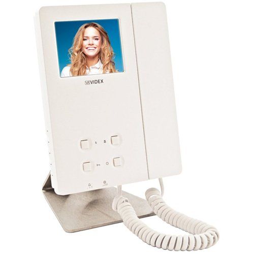 Videx ESVKC-1S/6286 2-Wire Video Kit, 1-Button, 3.5" Videophone, Surface Mount