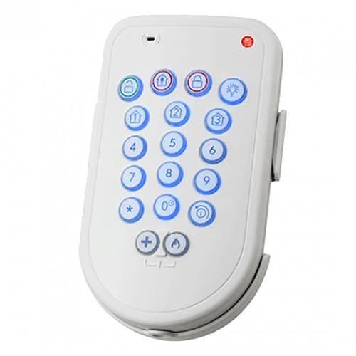 JCI PowerG KP-241 PG2 PowerG Two-Way Wireless Portable Keypad, Power-Master Tactile with Tag Option