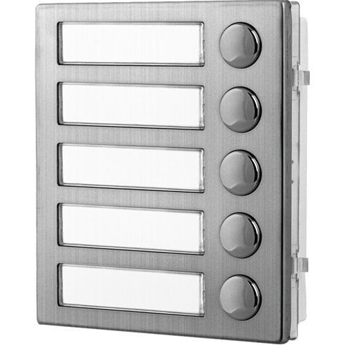 Videx 4045/M 5-Call Button Expansion Module, Matt Finish