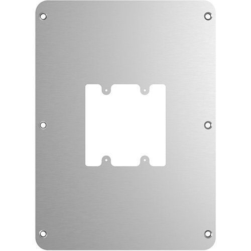 AXIS TI8203 Adapter Plate, Stainless Steel, for Mounting I8016-LVE Network Video Intercom in Code Blue and Talkaphone Emergency Stations and Help Points