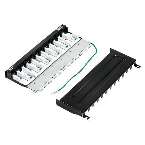 TRENDnet TC-P12C6AS 12-Port CAT6A Shielded Wall Mount Patch Panel