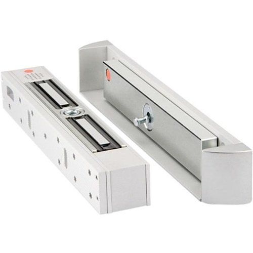 Alpro AL2400-LP 12-24VDC Surface Mounted Magnetic Secure Armature, LED, Satin Anodised
