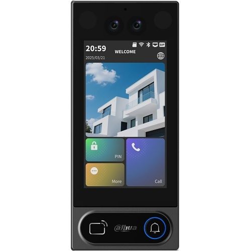 Dahua DHI-VTO6631QB-WP IP and Wi-Fi 5" Villa Door Station, 2MP Wide-Angle Camera, IP65