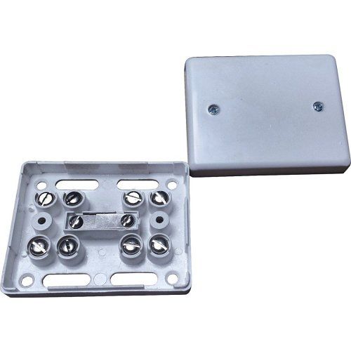 Knight Fire J80 G2 Low Profile Junction Box, 8+2 Way Screws, White