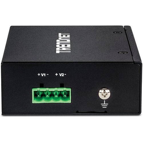 TRENDnet TI-IG90 Hardened Industrial 90w Gigabit 4pPoE Injector,4-Pair Power Over Ethernet, PoE(15.4w), PoE Ip30, Din-Rail/Wall Mount Included, 4-Pair PoE Up To 100m
