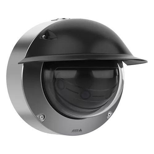AXIS Q3839-SPVE 8K Multisensor Panoramic IP Camera, 4.6mm Fixed Lens, 180° Horizontal Field of View, DLPU, AI Powered, Stainless Steel Casing