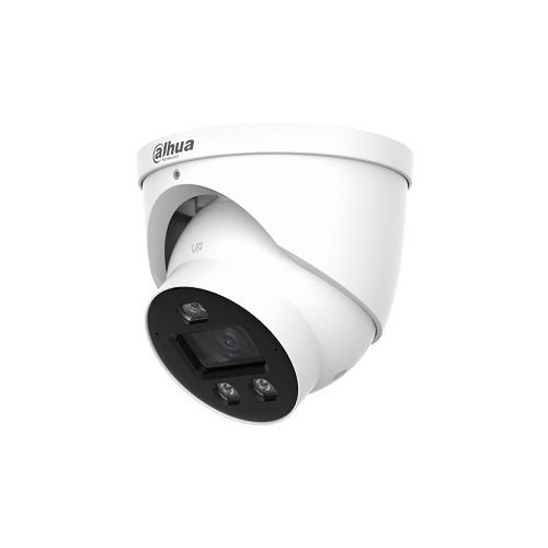Dahua DH-IPC-HDW3649HP-AS-PV-0360B-PRO 6MP Smart Dual Light Active Deterrence Fixed-Focal Eyeball WizColour Series TiOC Pro IP Camera, 3.6mm Lens