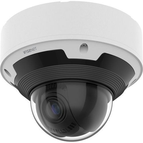 Hanwha XNV-6083Z X Series, IP66-IP67 2MP 2.8-12mm Motorized Varifocal Lens, AI Vandal IP Dome Camera, White