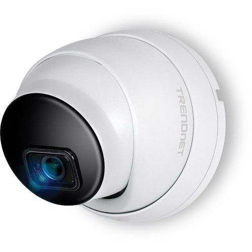 TRENDnet TV-IP1515PI 5MP Fixed Turret Network Camera, H.265 WDR PoE 30 m IR IP66, White, (Replaces TV-IP315PI)