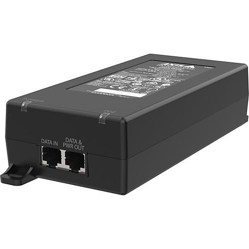 AXIS TU8004 100/240V AC PoE Injector with 90W PoE Budget Midspan, 230V PoE