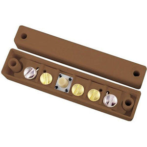 CQR SC517 Magnetic Surface Door Contact with Microswitch Tamper, Grade 1, Operating Gap 15mm, Brown