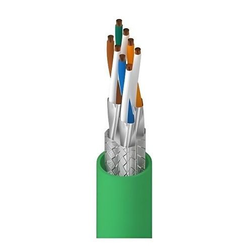 Belden 74010NH.00500 DataTuff Cat6A Industrial Ethernet Cable, 500', Green
