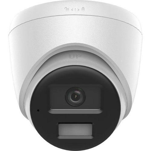 HiLook IPC-T280HA-LUF/SL(2.8mm) Value Series 8MP Smart Hybrid Light MD 2.0 Fixed Turret IP Camera, 2.8mm Fixed Lens, IP67, White