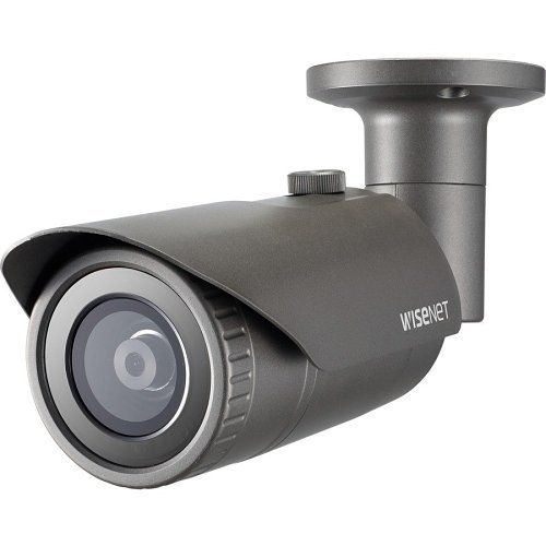 Hanwha QNO-8010R 5MP IP Bullet Camera, 2.8mm Fixed Lens, IR 20M, IP66, Grey