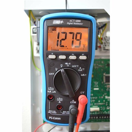 ACT Meters ACT/6000 Alarm Engineers Autoranging Multimeter, Up to CAT IV Protection, Fully HBC Fused