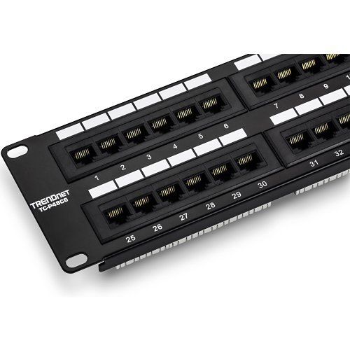 TRENDnet TC-P48C6 48-port Cat6 Unshielded Patch Panel